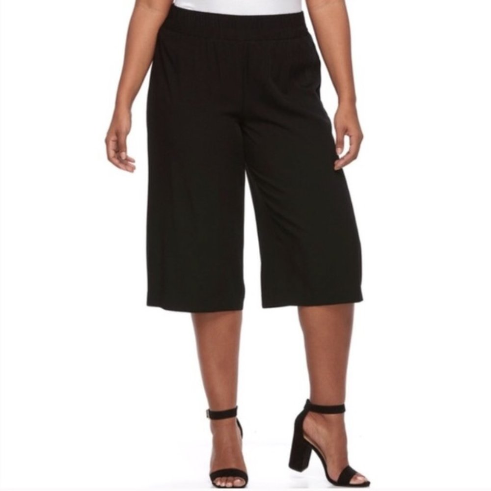 Apt. 9 Wide Leg Culotte Pant 1X
